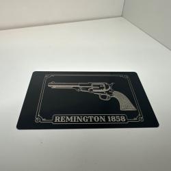 Mini plaque pour coffret Remington 1858