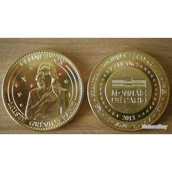 Medaille Celine Dion 2013 Musee Grevin Monnaie de Paris
