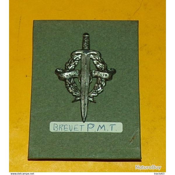 Brevet de Pr�paration Militaire El�mentaire, argent� , FABRICANT DRAGO PARIS  ,HOMOLOGATION  GS 2  ,