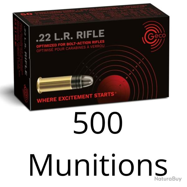 Wahoo ! 500 Munitions Geco Rifle Cal.22LR