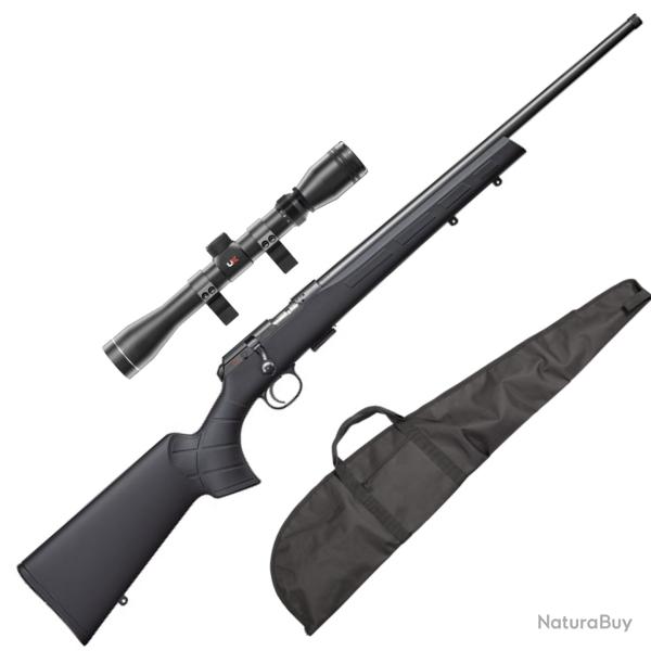 Wahoo ! Carabine CZ 457 Synth�tique Cal.22LR + Lunette Umarex 3-9x40 + Fourreau