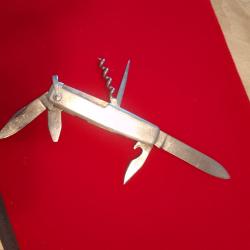 Couteau pliant messe de l'arm&eacute;e de l'air ,terre ou ste des chemins de fer