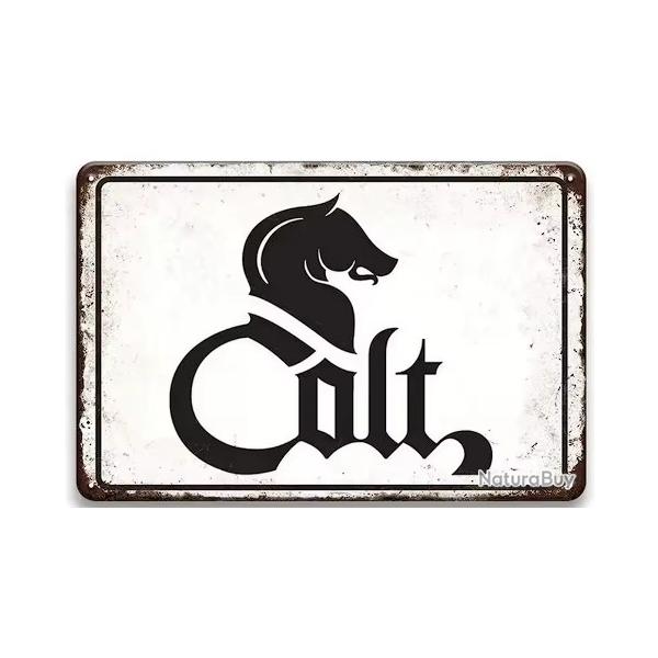 Plaque d�corative vintage colt V4 LIVRAISON GRATUITE