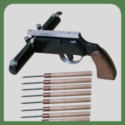 Pistolet-arbal&egrave;te "Balestrin" + 12 carreaux