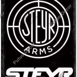 Plaque d&eacute;corative vintage steyr LIVRAISON GRATUITE