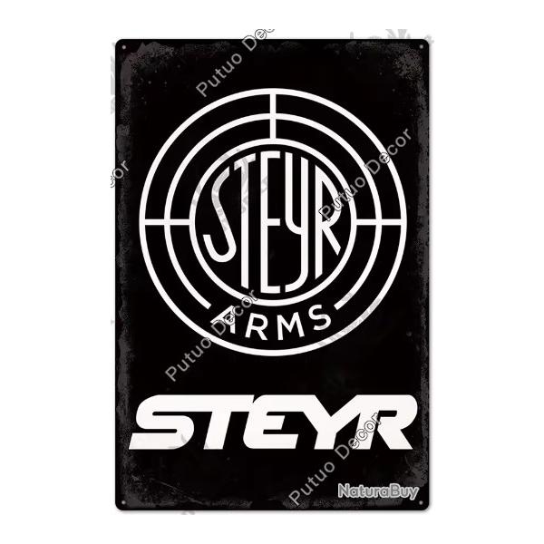 Plaque d�corative vintage steyr LIVRAISON GRATUITE