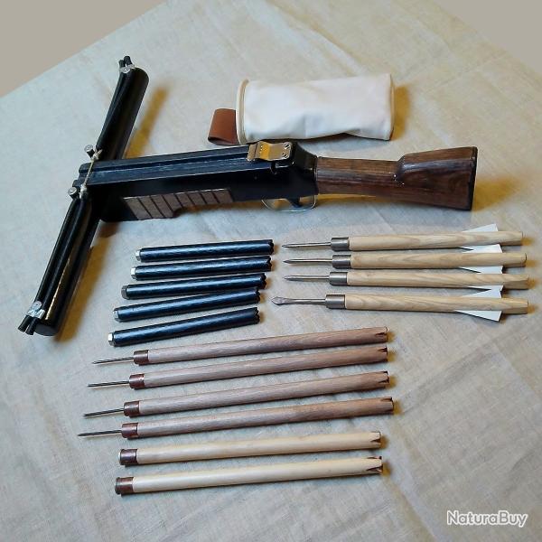 Arbal�te ACS-20 + 15 carreaux + carquois en cuir