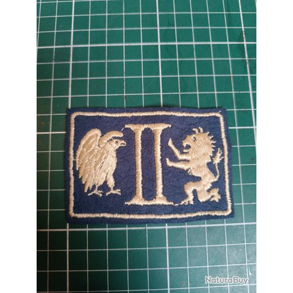 [PREMI�RE GUERRE] Insigne II Corps d'Arm�e US - Alliance US/UK 1918