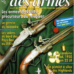 gazette des armes 322 carabine r&eacute;volver collier, bazooka part 1, r&eacute;volver rajon, express double