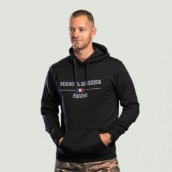 Sweat-shirt Noir brod&eacute; Force & Honneur France