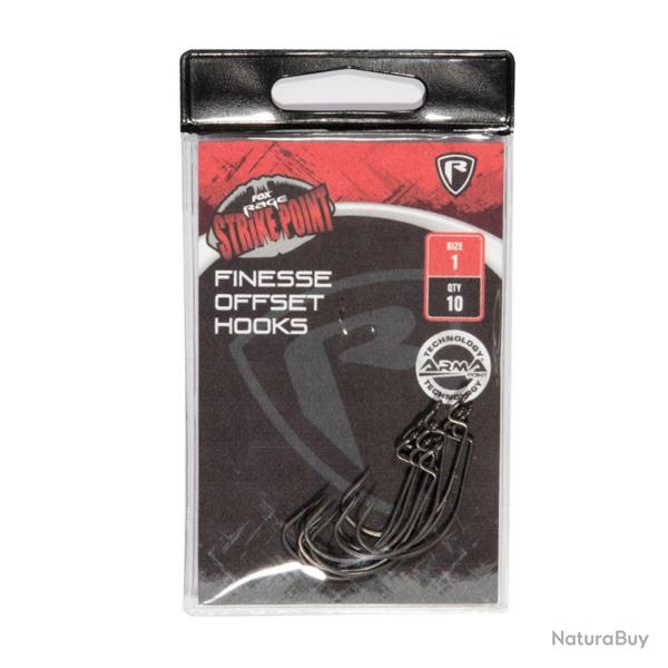 FOX RAGE STRIKE POINT FINESSE OFFSET HOOKS 2 FOX RAGE 1