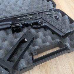 Pistolet &agrave; plomb CO2 4.5 mm BB UMAREX Colt M45 CQBP