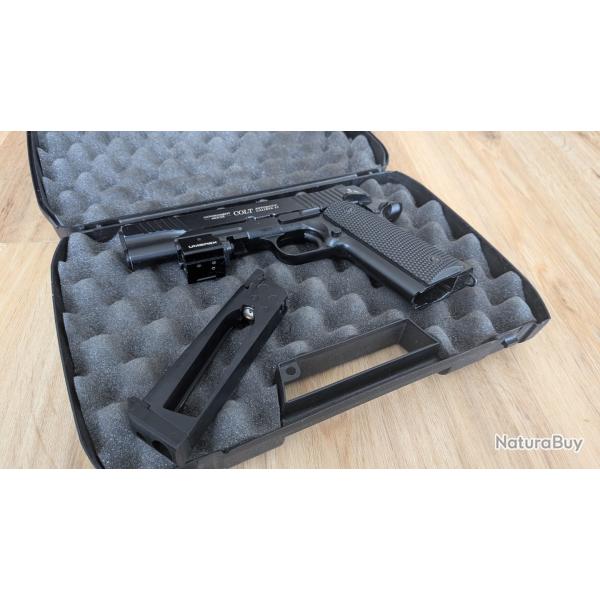 Pistolet � plomb CO2 4.5 mm BB UMAREX Colt M45 CQBP