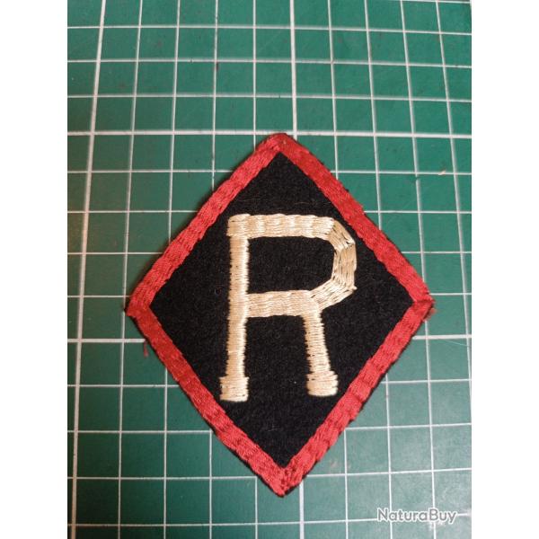 [RARE] Insigne US WWI - Advance Section SOS - "R" Regulating Station