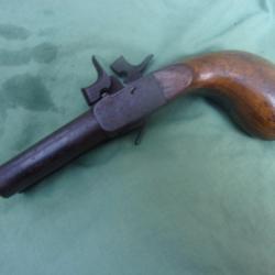 pistolet &agrave; double canon long. 18 cm