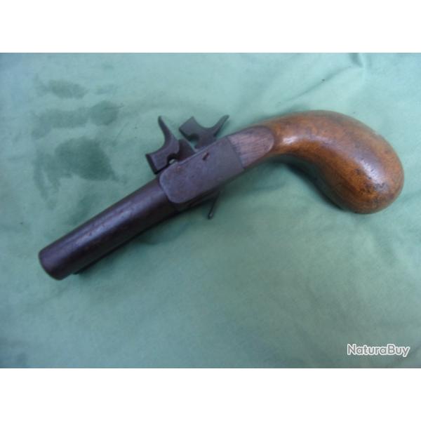 pistolet � double canon long. 18 cm
