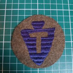[RARE] Insigne 36th Infantry Division "Texas" - Pointe de Fl&egrave;che & "T"