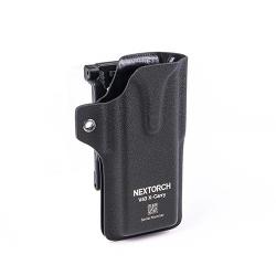 Nextorch V43 X-CARRY &Eacute;tui Tactique &agrave; D&eacute;gainage Rapide - Kydex - Rotation 360&deg; - Compatible TA70