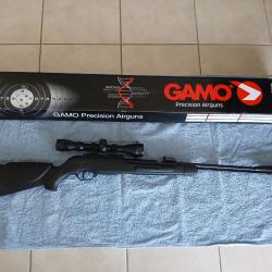 Carabine Gamo CFX synth&eacute;tique &agrave; canon fixe calibre 4.5 mm (19,9 Joules) comme neuve.