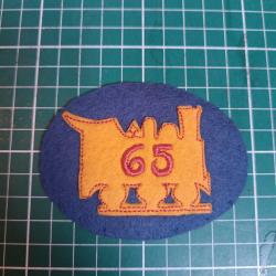 Insigne US WWI - 65th Regiment Transportation Corps - "Locomotive" - Rare