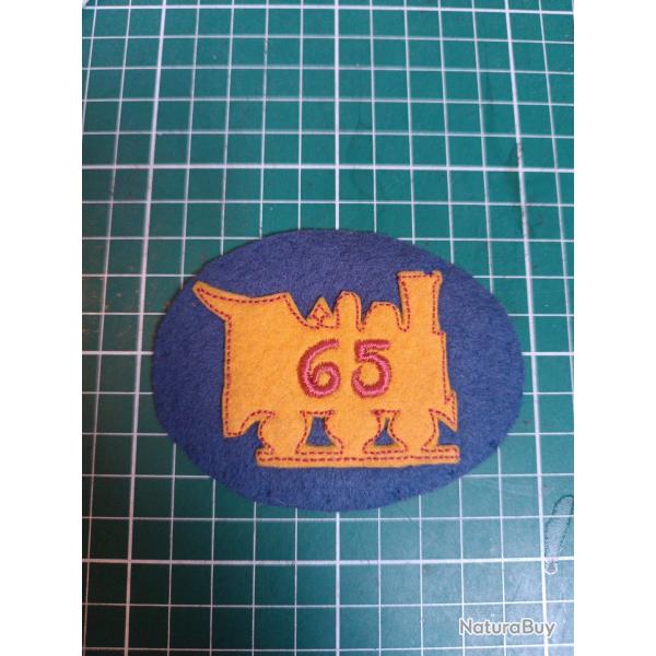 Insigne US WWI - 65th Regiment Transportation Corps - "Locomotive" - Rare