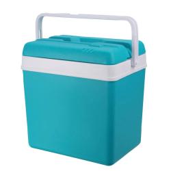 Glaci&egrave;re 24L Bleue - Int&eacute;rieur Blanc en Plastique Rigide