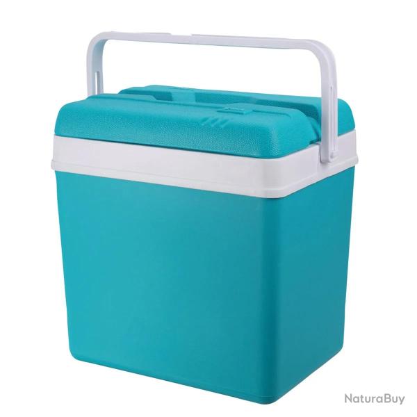 Glaci�re 24L Bleue - Int�rieur Blanc en Plastique Rigide
