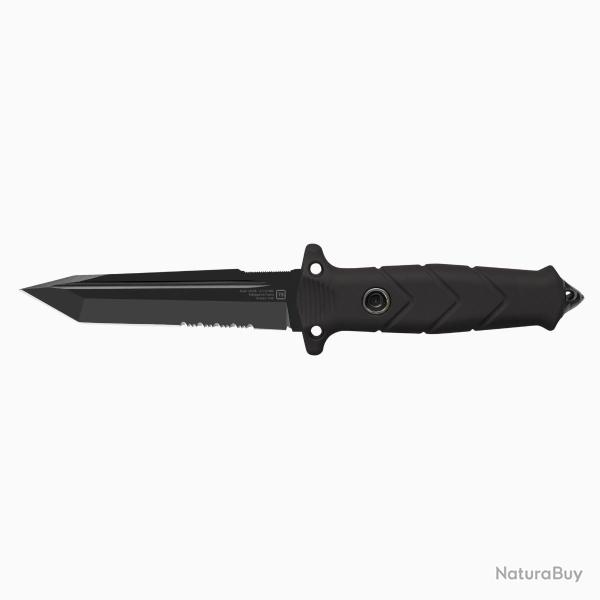Kit Couteau Tactique Vengeur PA6 + �tuis + affuteur Noir