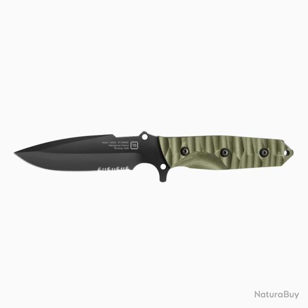 Couteau Maraudeur - Serration - G10 Vert Olive