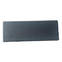 Plateau en Ardoise / Assiette rectangulaire 10 x 30 cm &agrave; personnaliser
