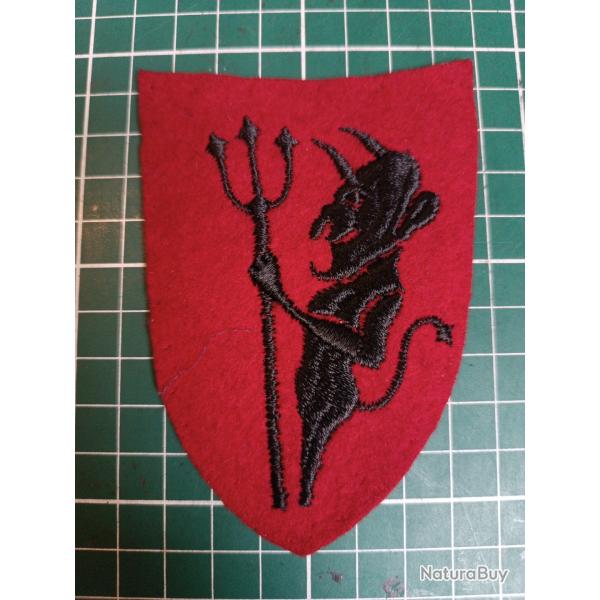 Insigne US WWI - 370th Infantry Regiment - "Black Devils" (93rd Div) - TRES RARE