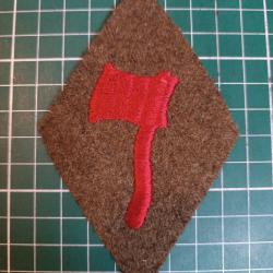 Insigne US WWI - 84&egrave;me Division d'Infanterie - "Lincoln" / "Railsplitters"