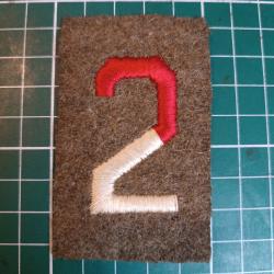 Rare Patch US WWI - Second Army Artillery (2&egrave;me Arm&eacute;e) - Original 1918 Feutre