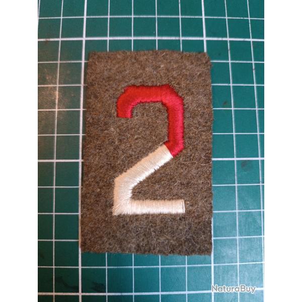 Rare Patch US WWI - Second Army Artillery (2�me Arm�e) - Original 1918 Feutre