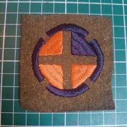 Insigne US WWI - 35&egrave;me Division d'Infanterie - "Santa Fe" - Superbe broderie