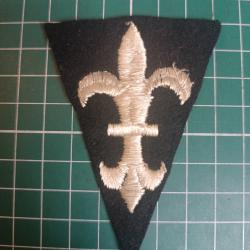 Insigne US WWI - District of Paris - "Fleur de Lys" - Variante brod&eacute;e