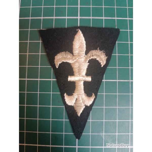 Insigne US WWI - District of Paris - "Fleur de Lys" - Variante brod�e