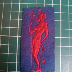 Insigne US WWI - 5th Machine Gun Battalion - 2nd Division - "Red Devil"