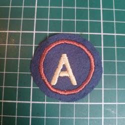 Insigne US WWI/Occupation - 3&egrave;me Arm&eacute;e - "Second Pattern" - Brod&eacute;