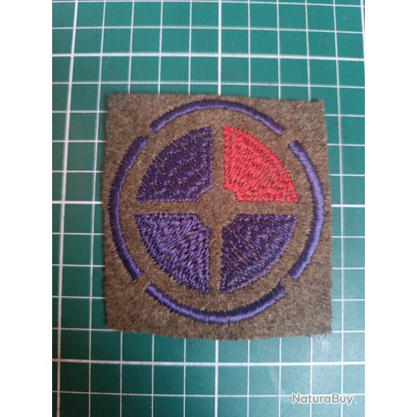 Insigne US WWI - 35th Infantry Division - "Santa Fe" - Variante � quartier rouge