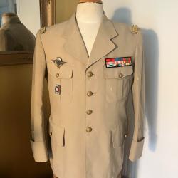 Tenue d &eacute;t&eacute; du g&eacute;n&eacute;ral de brigade  Cottreel, parachutiste - militaria - ww2