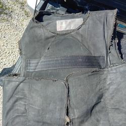 GILET PARE BALLES LOURD IRLANDAIS EN KEVLAR + CERAMIQUE NIVEAU 3+ TAILLE L/XL CONTRE ARMES DE GUERRE