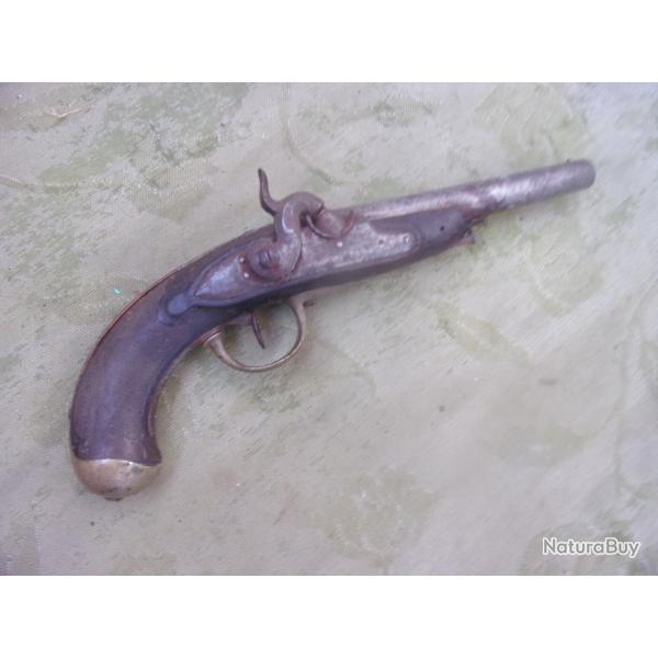 pistolet � percussion r�glementaire  XIII T