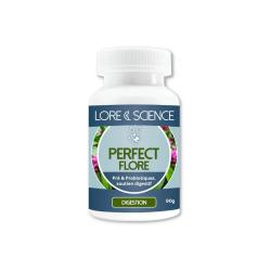 PERFECT FLORE - Pr&eacute;biotiques & Probiotiques - Soutien Digestif Chien (90g) - Sant&eacute; Chien
