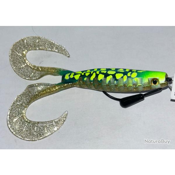 Lot 2 leurres Delalande Neo Frog 12cm 7g Sexy Pike
