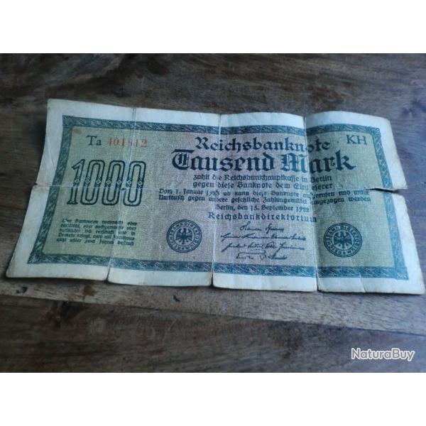 billet 1000 mark Ta 401812