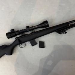 Destockage ! Carabine CZ 455 + lunette + bipied + chargeur - Cal. 22 Magnum