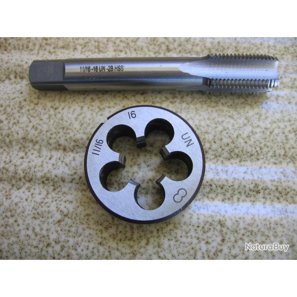 Fili�re 11/16 - 16 TPI pour canon de REMINGTON 700