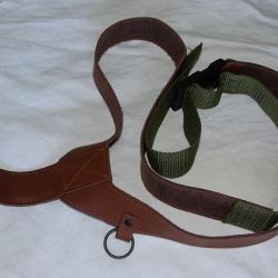 Repose fusil en cuir