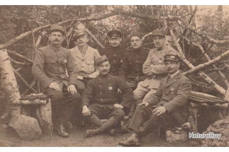 CPA PHOTO: Soldats du 327° Régiment d'Infanterie / Guerre 14-18